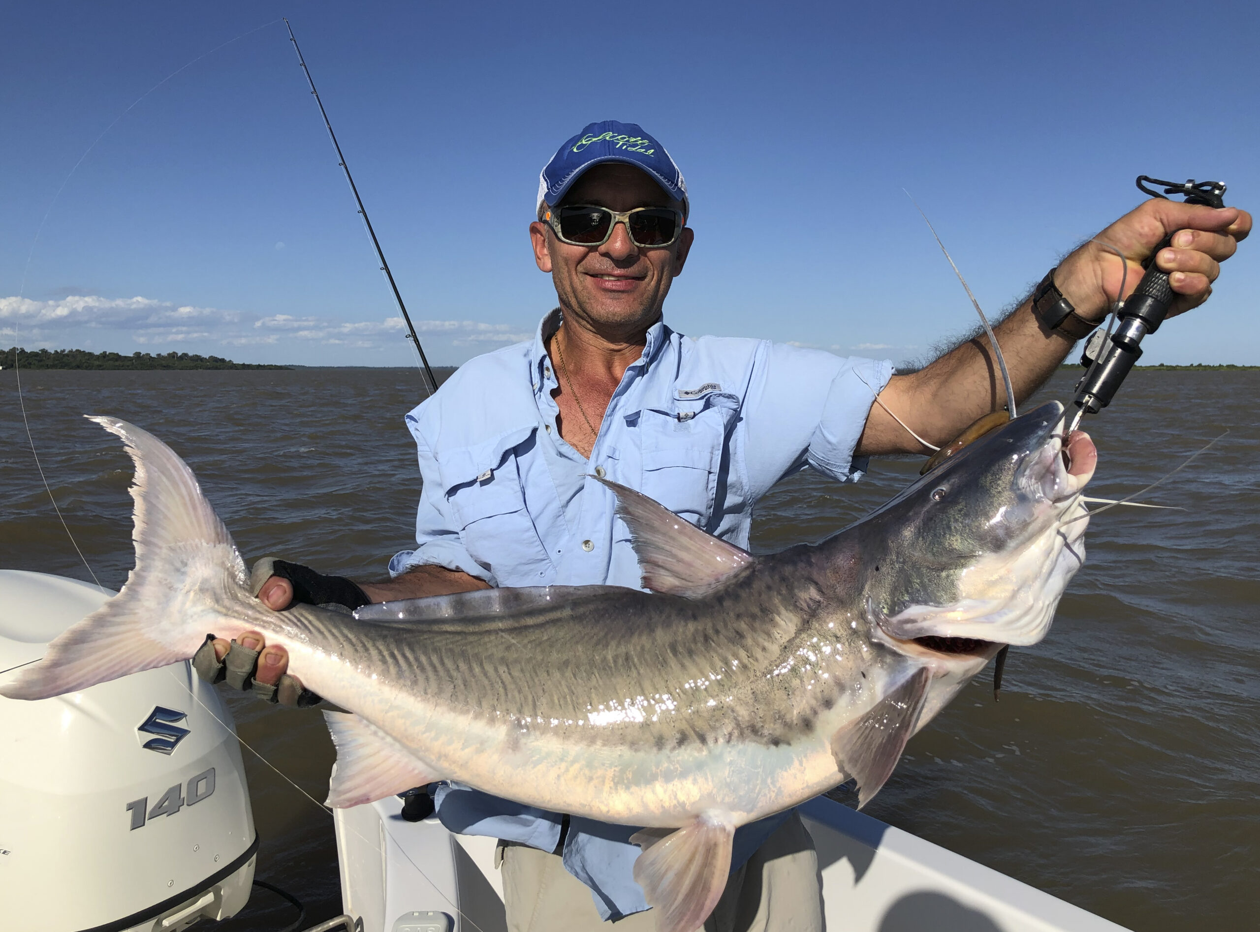 An almost 30 pounds Giant Pati of the Rio de la Plata