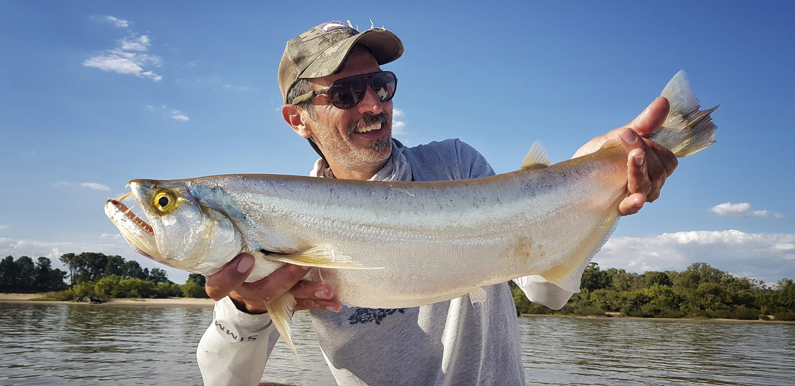 Fishing in Buenos Aires for Vampire Fish is possible when the conditions are perfect